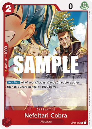 Image of Nefeltari Cobra (OP04-012) - Kingdoms of Intrigue